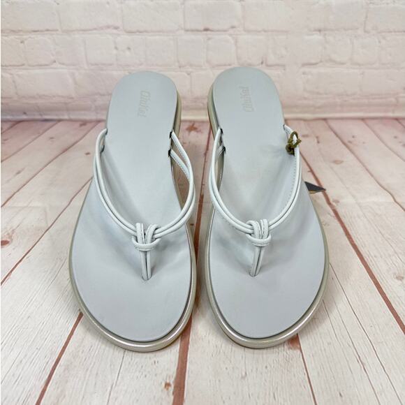 Olukai ‘Aka Iridescent Vapor Flip Flop Sandals Women’s Size 10 - Picture 7 of 10